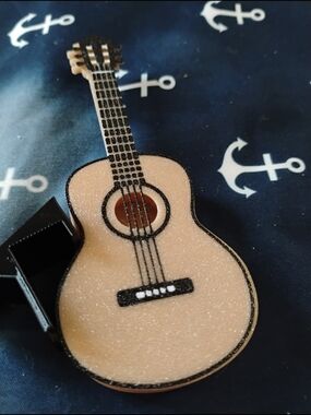 Free Gift,Collection,Miniature Guitar Acoustic With Stand